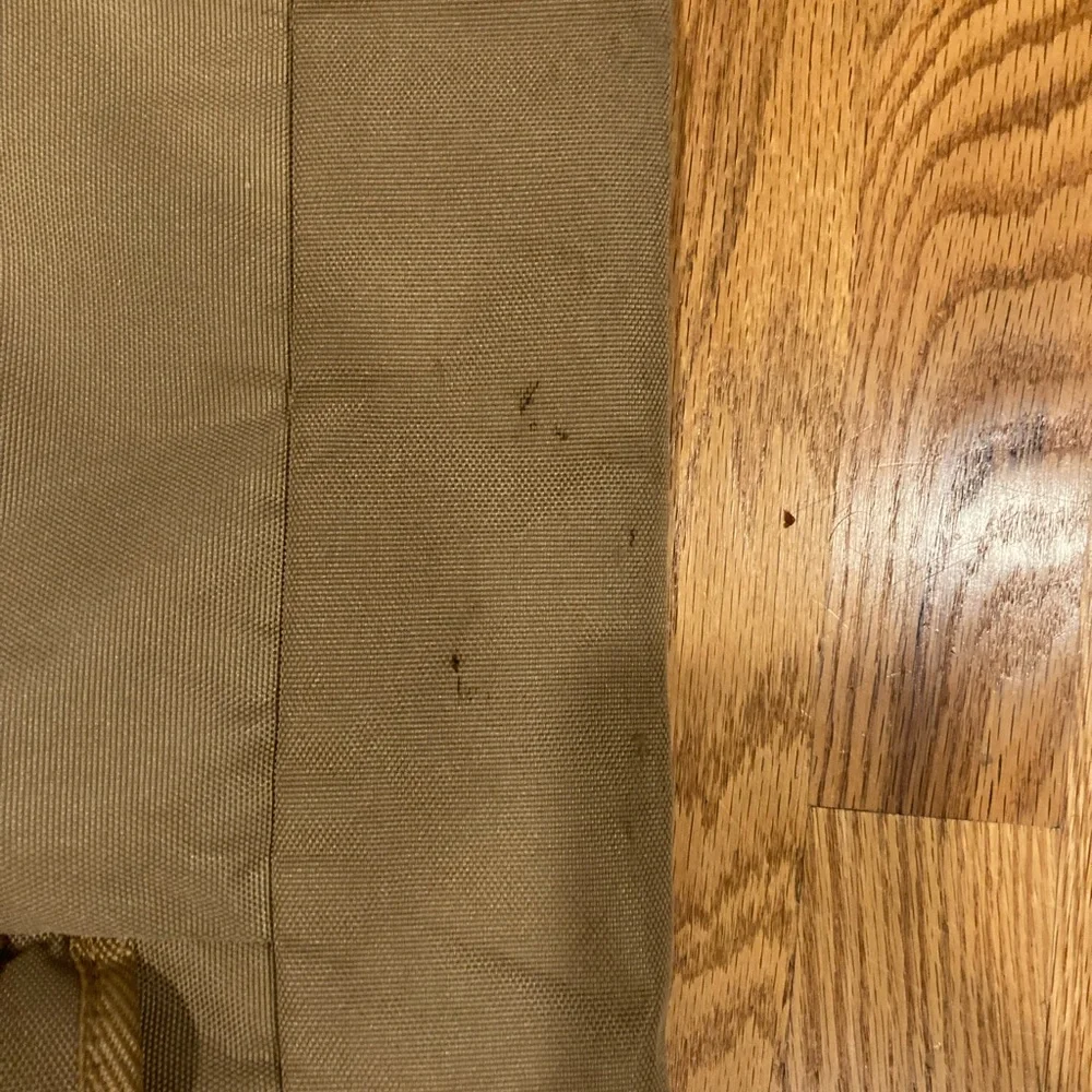 Poler Olive Roll-Top Backpack with Tan Accents